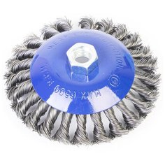 Щетка для УШМ выгнутая (крученая) Диолд ЩВ-125 К, М14