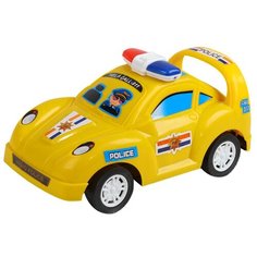 Машинка детская инерционная Полиция ТМ "Компания Друзей", игрушка для детей, игрушка для мальчиков, полицейская машина, желтая 30х16х15,5 см