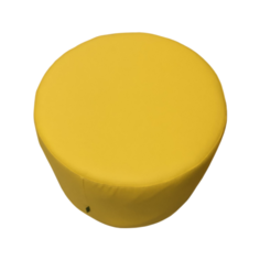 Пуф круглый D=600 мм желтый Мягкий офис