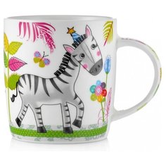Кружка с детским рисунком Walmer Зебра в подарочной упаковке, 0,35л, W16170134