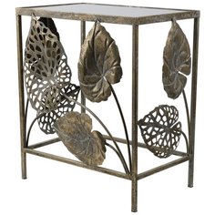 Столик с зеркальной столешницей 43x28x50см ГЛАСАР