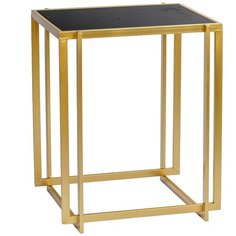 Столик приставной с черным мрамором 41х37х50 см ГЛАСАР