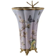 Ваза со стрекозой под старину 23x21x32см ГЛАСАР