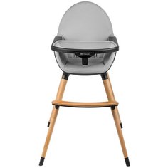 Стульчик для кормления Kinderkraft FINI 2-in-1, grey/black