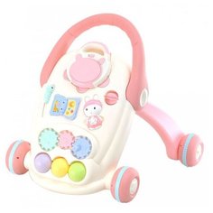 Каталка-ходунки everflo Bunny Pink (HS0392228) розовый/белый