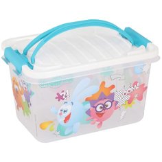 Контейнер Альтернатива Смешарики 7л (М8012) белый Alternativa