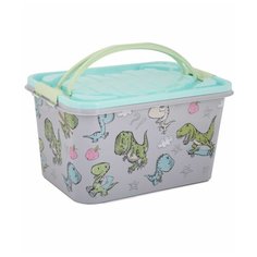 Контейнер Альтернатива Динозаврики 15л (М8274) голубой Alternativa