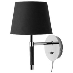 Лампа настенная venice, черная, хром Frandsen