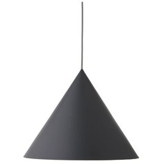 Лампа подвесная benjamin xl, серая матовая, серый шнур Frandsen