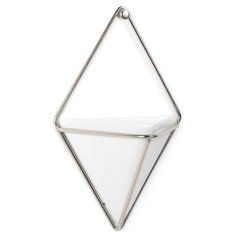 Декор для стен trigg, малый, белый/никель Umbra