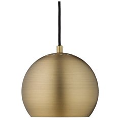 Лампа подвесная ball, античная латунь, матовая Frandsen