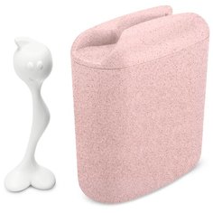 Контейнер для хранения продуктов hot stuff l organic розовый Koziol