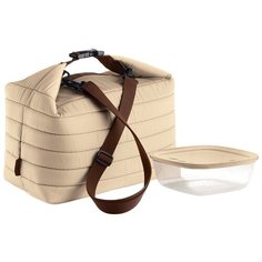 Набор термосумка+контейнер handy большой бежевый Guzzini