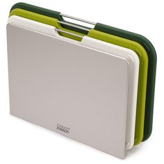 Набор из 3 разделочных досок nest regular зелёный Joseph Joseph