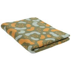 Плед вязаный с авторским принтом animal spots из коллекции wild, 130х180 см Tkano