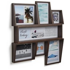 Мультирамка настенная edge орех Umbra