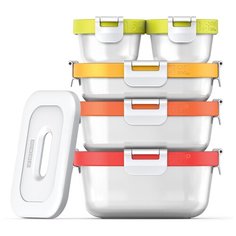 Набор из 5 контейнеров neat stack и охлаждающего блока Zoku