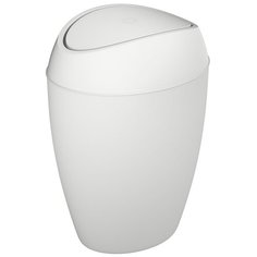 Корзина для мусора с крышкой twirla 9 л белая Umbra