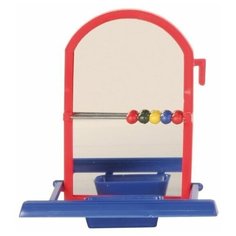 Игрушка для попугая Зеркало с жердочкой, Trixie (9 см, 5225)