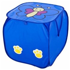 Корзина Shantou Gepai Бабочка 45х45х45 см (J-141) синий