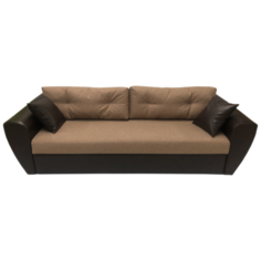 Диван, Мягкий офис, Амстердам трехместный Экокожа, светло-коричневый