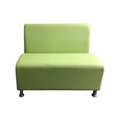 Диван, Мягкий офис, Блюз двухместный Экокожа Pegaso, салатовый