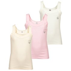 Майка BAYKAR 3 шт., размер 170/176, молочный/персиковый/розовый