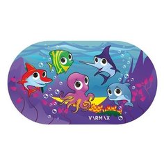 Коврик противоскользящий в ванную "Морская компания", на дожде 68*38 Varmax