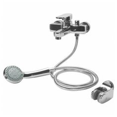 Смеситель с душевой лейкой встраиваемый Frap H73 F3273 сере6ристый