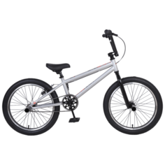 Подростковый BMX велосипед TechTeam Step One (2021) серебристый (требует финальной сборки)