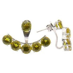 Silver WINGS Серьги с султанитами из серебра 020030-32-197