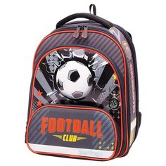 Berlingo Ранец Modern Football club, серый/черный