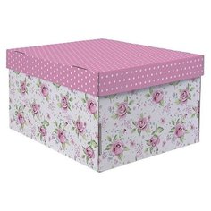 Коробка подарочная Дарите счастье Воспоминания о чудесном 31,2 х 16,1 х 25,6 см розовый