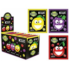 Сахарное драже "КИСЛИЦА" (кислые кубики) с фруктовыми вкусами, 12шт х 14г