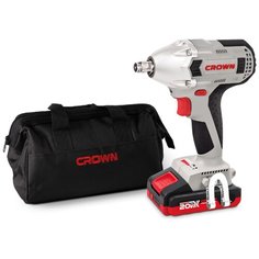 Гайковерт ударный аккумуляторный Crown "CT22015HX-2 TB" 1/2