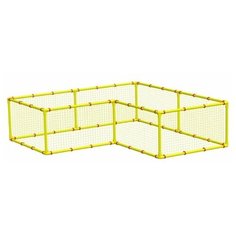 Манеж-ширма Leco-IT Home 250 х 250 см Г-образный желтый