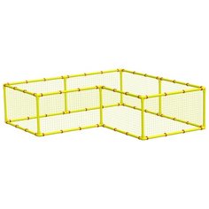 Манеж-ширма Leco-IT Home 200 х 200 см Г-образный желтый