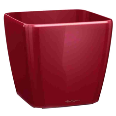 Кашпо LECHUZA Quadro 21 x 21 x 20 см scarlet red high gloss