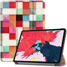 Чехол-обложка футляр MyPads для Apple iPad Pro 11.0 2020 / 2021 (MHRA3 / 53) (MHWC3 /E3 /63 /93) (MHQU3 /W3 /Y3) ( MXDC2 ,MY2V2 ,MXE52) тонкий с магнитной застежкой необычный с красивым рисунком тематика Мозаика