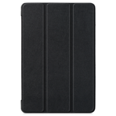 Чехол-обложка MyPads для Huawei MediaPad M6 10.8 тонкий умный кожаный на пластиковой основе с трансформацией в подставку черный