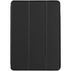 Чехол-обложка MyPads для Apple iPad Mini 1/ 2 /3 retina тонкий умный кожаный на пластиковой основе с трансформацией в подставку черный