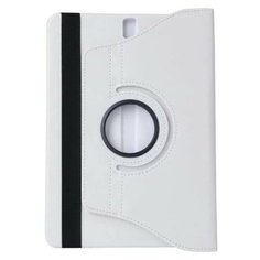 Чехол-подставка MyPads для Samsung Galaxy Tab A 8.0 (2019) SM-T290 / T295 на пластиковой основе кожаный поворотный роторный оборотный с трансформацией в подставку белый