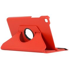 Чехол-подставка MyPads для Huawei MediaPad T1 T1-701u 7.0 на пластиковой основе кожаный поворотный роторный оборотный с трансформацией в подставку красный