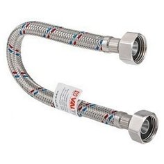 Valtec Гибкая подводка для воды с ниппелем из нержавеющей стали гайка–гайка 120 см