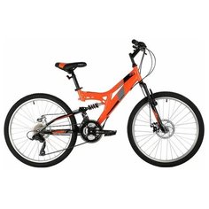 Подростковый горный (MTB) велосипед Foxx Freelander 24 (2021) оранжевый 14" (требует финальной сборки)