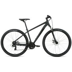 Велосипед Forward APACHE 29 2.2 S disc 2021 рост 17" черный матовый/черный