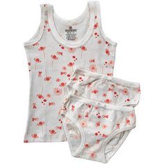 Комплект для девочки (майка 1 шт., трусики 2шт.) Baykar, арт. 4912-5910-2, бежевый, разм. 0, рост 86-92