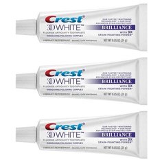 Зубная паста Crest 3D White Brilliance 24 грамма, 3шт
