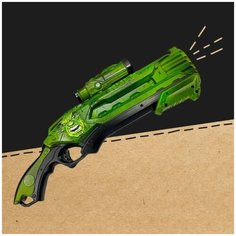 Нерф тюнинг бластера Элит Рафкат модель "Рафкат Халк" Nerf