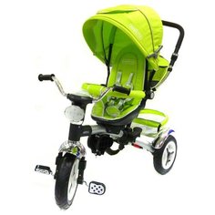 Велосипед 3-х колесный "BabyStyle" (салатовый, свет, звук) надувные колеса